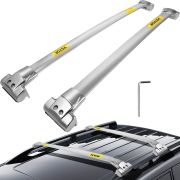 VEVOR Roof Rack Rail Compatible with Jeep Grand Cherokee 2011-2021 Cross Bar Silver Set Carrier Baggage Top Luggage Pair Durable Storage Cross Bar Roo