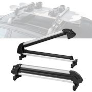 VEVOR Ski Snowboard Roof Rack 31.7" Universal Ski Rack for Car Roof with Lock