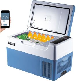 VEVOR Portable Refrigerator 23 Quart(22 Liter),12 Volt Refrigerator App Control(-4¬∞F~68¬∞F)