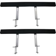 VEVOR Boat Trailer Guide-ons, 48", 2PCS Rustproof Steel Trailer Guide ons, Trailer Guides with Carpet-Padded Boards, Mounting Parts Included