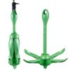 VEVOR Kayak Anchor Kit, 3.5 lb Paddle Board Anchor Kit with 26.2 ft/8 m Rope and Buoy, Folding Small Boat Anchor with Storage Bag and Snap Hook