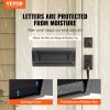 VEVOR Through The Door Key Drop Box, Heavy Duty Steel Through the Door Mailbox with 1.8" 12" Key Lock, 12x6x16" Mail Drop Box, Black