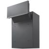 VEVOR Through The Wall Drop Box, Heavy Duty Steel Through the Wall Mailbox with 2.8-7.9" 13" Combination Lock, 12.5x6.3x16.9" Mail Drop Box, Dark Gray