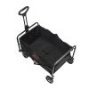 VEVOR Collapsible Folding Wagon, 2 cu.ft Beach Wagon Cart with All-Terrain 5in Wheels