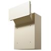 VEVOR Through The Wall Drop Box, Heavy Duty Steel Through the Wall Mailbox with 2.8-7.9" 13" Combination Lock, 12.5x6.3x16.9" Mail Drop Box, Beige