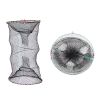 1pc Collapsible Fishing Net; Portable Folding Trap Cage For Minnow Fish Shrimp Crab Lobster; Fishing Accessories