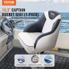 VEVOR Captain Bucket Seat, Pontoon Boat Seat with Thickened Sponge Padding, Boat Captain Chair for Fishing Boat, Sightseeing Boat, Speedboat, Canoe