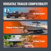 VEVOR Boat Trailer Guide, 43' Adjustable Design Trailer Guide Poles, 2PCS Rustproof Galvanized Steel Trailer Guide, Trailer Guides with PVC Pipes