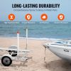 VEVOR Marine Trailer Guide Set, 62'' with LED Illumination, Pair of Steel Anti-Rust Guide Poles, Equipped with PVC Sleeves, Ideal for Ski, Fishing