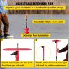 VEVOR Ice Drill Auger, 8" Diameter Nylon Ice Auger, 39" Length Ice Auger Bit,Auger Drill with 11.8" Extension Rod,Auger Bit w/Drill Adapter