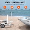 VEVOR Marine Trailer Guide Set, 48'' Flexibly Adjustable Poles, Pair of Steel Supports with PVC Coating, Ideal for Ski, Fishing