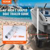 VEVOR Boat Trailer Guide, 43' Adjustable Design Trailer Guide Poles, 2PCS Rustproof Galvanized Steel Trailer Guide, Trailer Guides with PVC Pipes