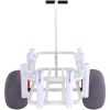 VEVOR Beach Fishing Cart, 300 lbs Load Capacity, Fish and Marine Cart with Two 13" Big Wheels PU Balloon Tires for Sand