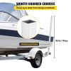 VEVOR Boat Trailer Guide-ons, 46", One Pair Aluminum Trailer Guide ons, Rust-Resistant Trailer Guides with Adjustable Width, Mounting Parts Included