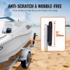 VEVOR Marine Trailer Guide Set, 20.5' Flexibly Adjustable Poles, Pair of Steel Anti-Rust Guides, Durable Roller Support for Ski, Fishing