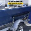 VEVOR Boat Trailer Guide-ons, 2PCS Rustproof Steel Trailer Guide ons, Trailer Guides with Carpet-Padded Boards, Mounting Parts Included, for Ski Boat