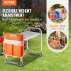 VEVOR Garden Kneeler and Seat, 10" EVA Wide Pad, 330 lbs Load Capacity Foldable Garden Stool, Kneeling Bench for Gardening with Tool Bag