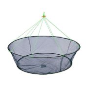 Portable Folding Casting Cage Crab Net; Fishing Net; Fishing Gear For Outdoor Fishing Shrimping Crabbing (size: Caliber 80cm Bottom diameter 60cm)