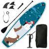 US Warehouse free shipping Inflatable Paddle Board, Stand Up Paddle Boards for Adults, Sup Board for Fishing, Wide Stance for All Levels