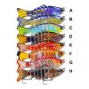 Funpesca 10cm 15.61g Hard Plastic 3d Bionic Eyes Freshwater Saltwater Bass Top Water Jointed Fish Lures