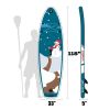 US Warehouse free shipping Inflatable Paddle Board, Stand Up Paddle Boards for Adults, Sup Board for Fishing, Wide Stance for All Levels