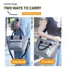 Durable Thermal Snacks Organizer Insulated Wide-Open Drinks Holder Lunch Bag Work Beach Fishing Men Adults Made Polyester