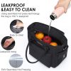 Durable Thermal Snacks Organizer Insulated Wide-Open Drinks Holder Lunch Bag Work Beach Fishing Men Adults Made Polyester